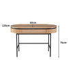 KAIDAN Study Desk 120cm - Oak & Black