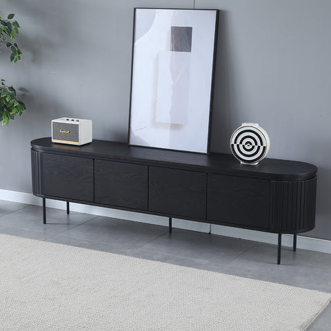 KAIDAN Entertainment TV Unit 200cm - Black - innovatec.com.au