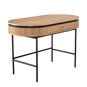 KAIDAN Study Desk 120cm - Oak & Black