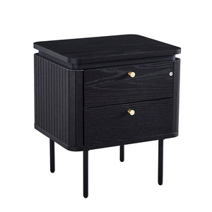 KAIDAN Side Table/Bedside Table 40cm - Black