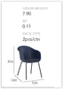 COLLEEN Dining Chair - Blue