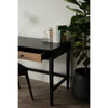 CONALL Study Desk 120cm - Walnut & Black