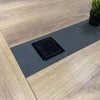 VIDAL Boardroom Table 3.0cm x 1.2m - Warm Oak & Black