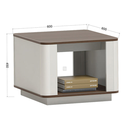 ANDERS Coffee Table 60cm - Hazelnut & Beige - innovatec.com.au