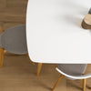 AIMON Dining Table 150cm - Natural & White