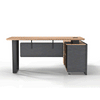 ADRIANO Executive Office Desk with Left Return 180cm - Light Brown
