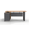 ADRIANO Executive Office Desk with Right Return 180cm - Light Brown