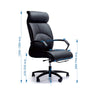 ARTURO High Back Office Chair - Black