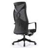 Murry  High Back Office Chair with Retractable Footrest - Black