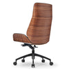 TYLER High Back Office Chair - Walnut & Black
