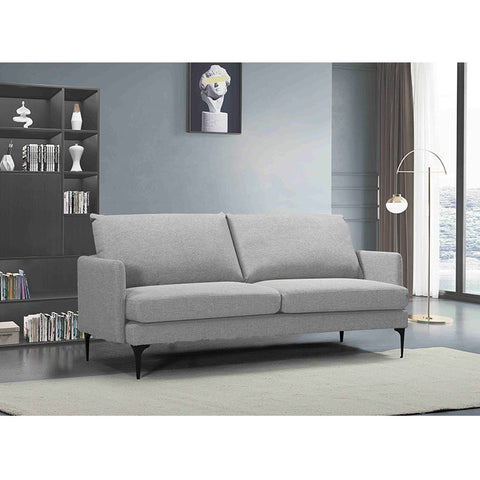 HARLOW 3 Seater Sofa - Light Grey - innovatec.com.au