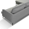 TIANA 3 Seater Sofa With Left Chaise - Grey