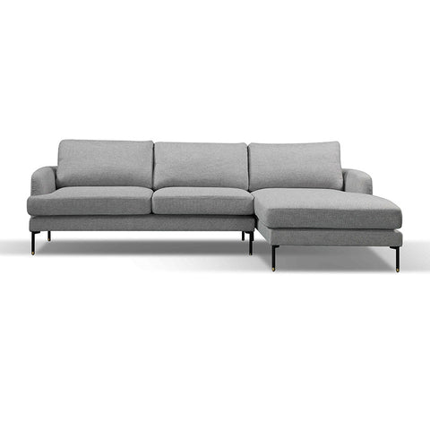 TIANA 3 Seater Sofa With Right Chaise - Grey