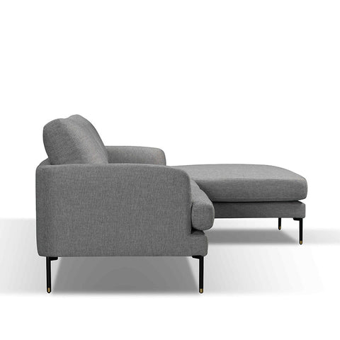 TIANA 3 Seater Sofa With Right Chaise - Grey - innovatec.com.au