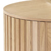 PIPER Nest of 2 Round Coffee Table 65-80cm - Oak