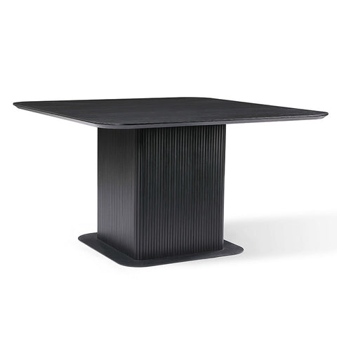 KENZI Square Dining Table  120cm - Black - innovatec.com.au