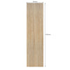WOODFLEX Flexible Wooden Slat Wall Panel - Oak Veneer - 2700mm x 595mm - Slats