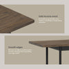 HAMILTON Console Table Solid Acacia Wood 140cm - Toffee