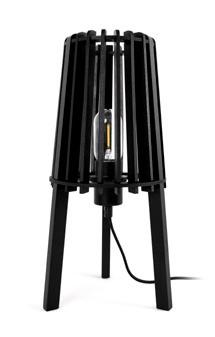 Fidel Timber Floor Lamp 1.3M - Black - innovatec.com.au