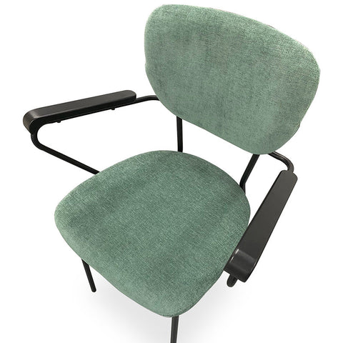 KELBY Arm Chair - Jade + Black - innovatec.com.au