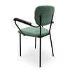 KELBY Arm Chair - Jade + Black