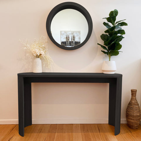 ZANA Console Table 140cm - Black Ash - innovatec.com.au