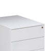 MARLO 3 Drawer Mobile Cabinet - White