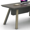 KAISON Executive Desk with Reversible Return 2M - Brown Grey