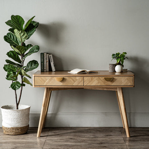 LOFTUS Study Desk 120cm - Oak - innovatec.com.au