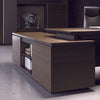 CARTER Executive Office Desk with Right Return 2.2M - Coffee & Charcoal