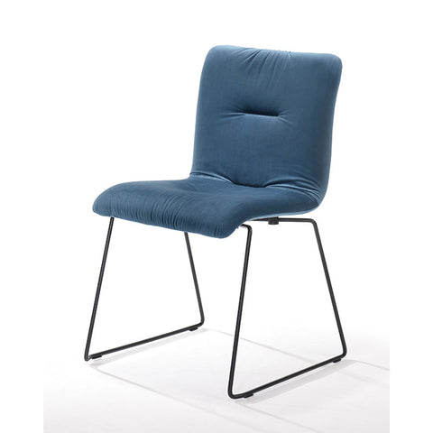 NORVIN Dining Chair - Black & Blue - innovatec.com.au