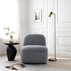 LEXTER Swivel Lounge Chair - Dark Grey