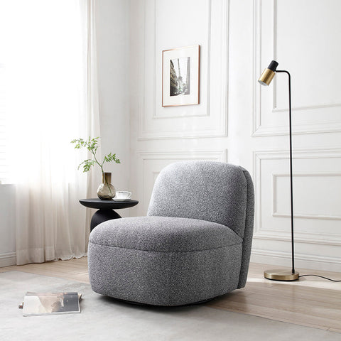 LEXTER Swivel Lounge Chair - Dark Grey - innovatec.com.au