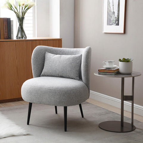 SASHA Lounge Chair - Light Grey - innovatec.com.au