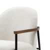 KAZAN  Lounge Chair - Cream, Walnut & Black