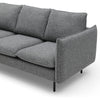 DALTON 3 Seater Sofa - Dark Grey