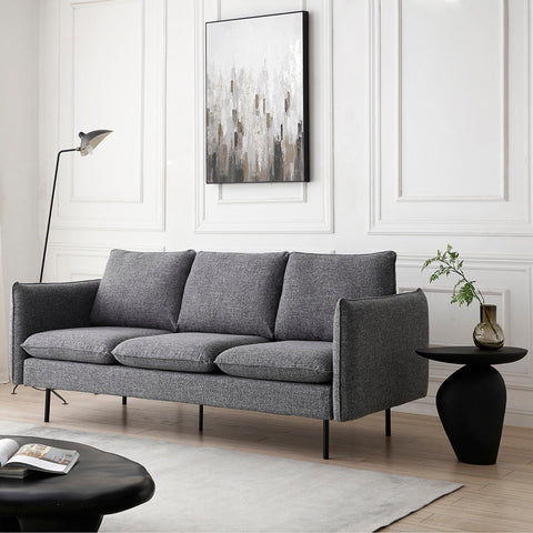 DALTON 3 Seater Sofa - Dark Grey - innovatec.com.au