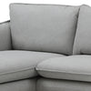 BRONTE 3 Seater Sofa with Left Chaise - Light Grey