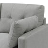 HAVANA 3 Seater Sofa with Left Chaise - Light Grey