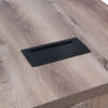 AFTAN BLACK HAWK Limited Edition - Executive Desk Pedestal & Right Mobile Return 180cm - Warm Oak &Black