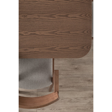 Zola Dining Chair Walnut & Grey - innovatec.com.au