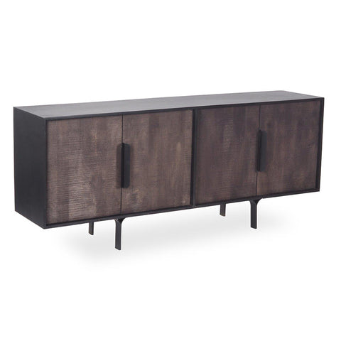 SAHARA Sideboard 180 cm Solid Mango Wood - Honey - innovatec.com.au