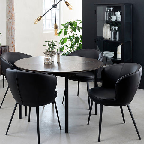 GAIN Dining Chair - Black - innovatec.com.au