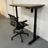 ALVIS Standing Desk with Lift 1.8M - Warm Oak & Black