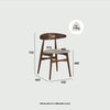 TELYN Dining Chair - Oak + Black