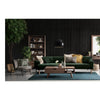 AVENIR Lounge Chair - Green & Dark Green