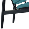 VERONIC Lounge Chair - Teal & Black