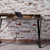 OSMO Computer Desk - Black & Warm Oak