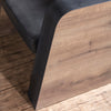 FRANCO Single Seater Sofa - Warm Oak & Black