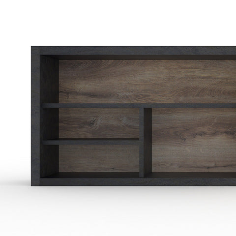 ARTO Display Unit 240cm - Warm Oak & Black - innovatec.com.au